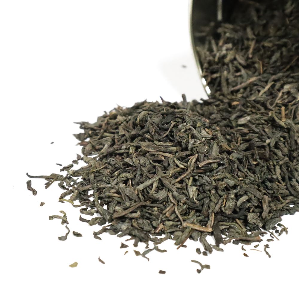 non compressed fresh green tea leaf