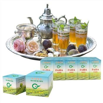 Bebida de té de menta